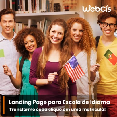 Landing Page Eficiente para Escolas de Idiomas: Transforme Visitantes em Alunos