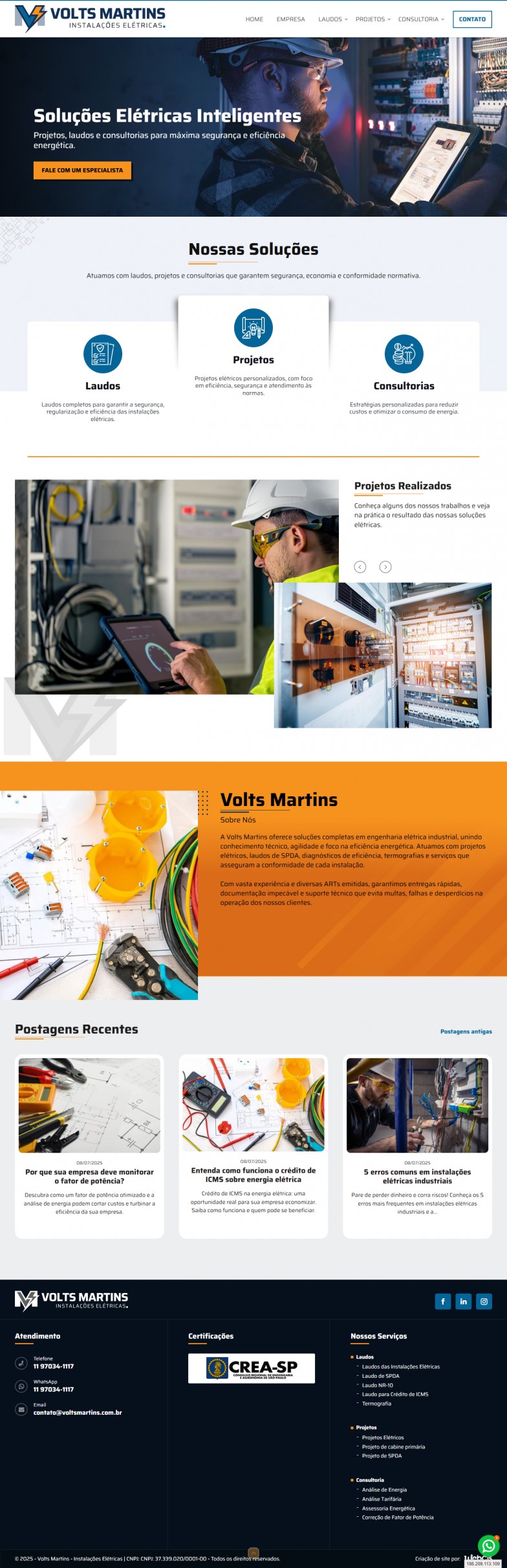 Volts Martins - Instalações Elétricas