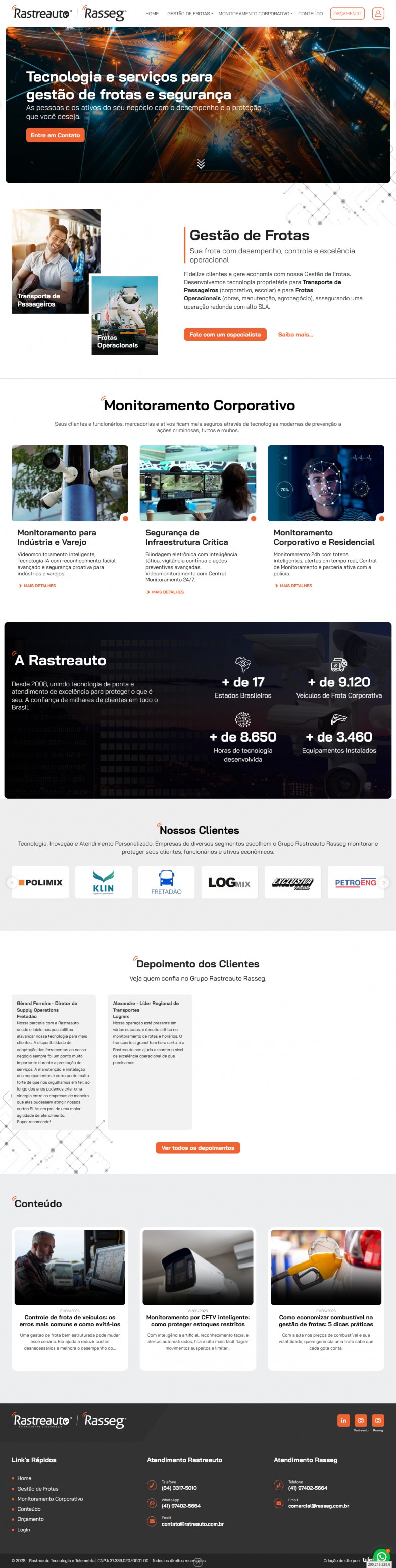 Rastreauto Tecnologia e Telemetria