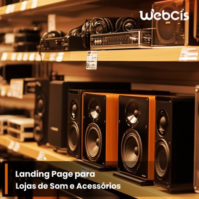 Landing Pages para Lojas de Som e Acessórios