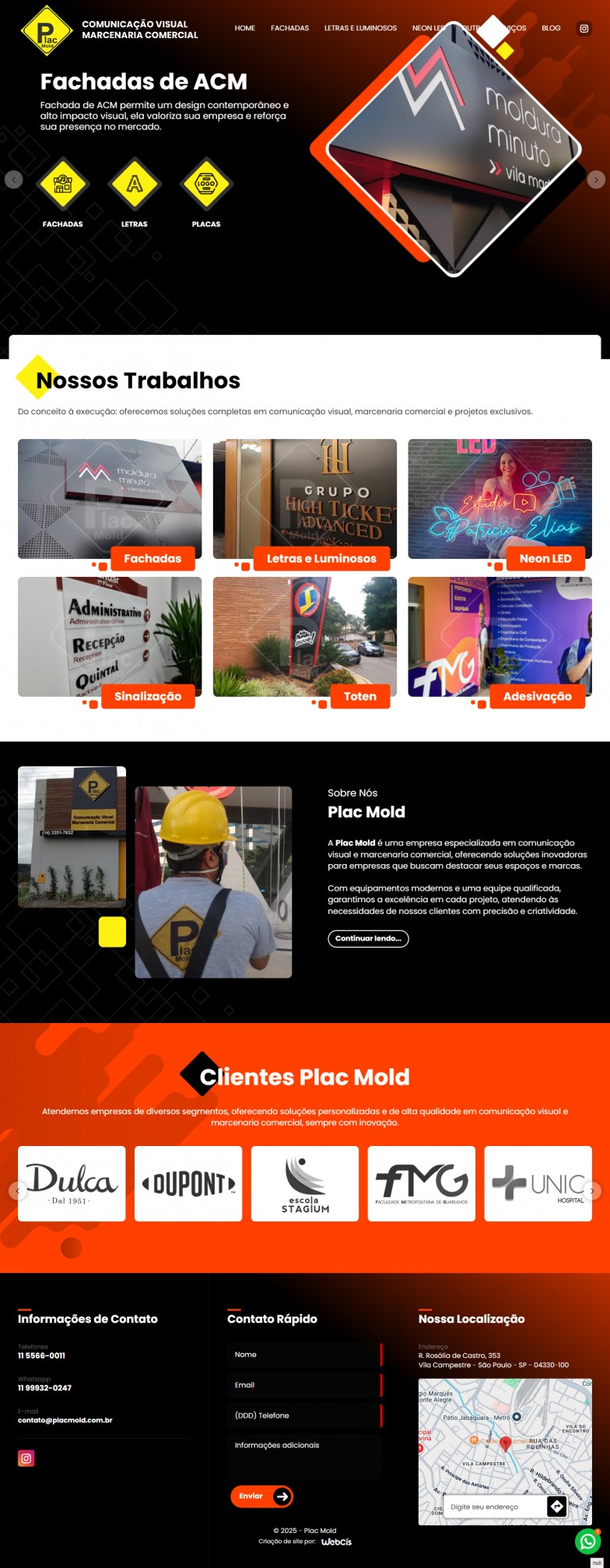 Plac Mold - Comunicação Visual