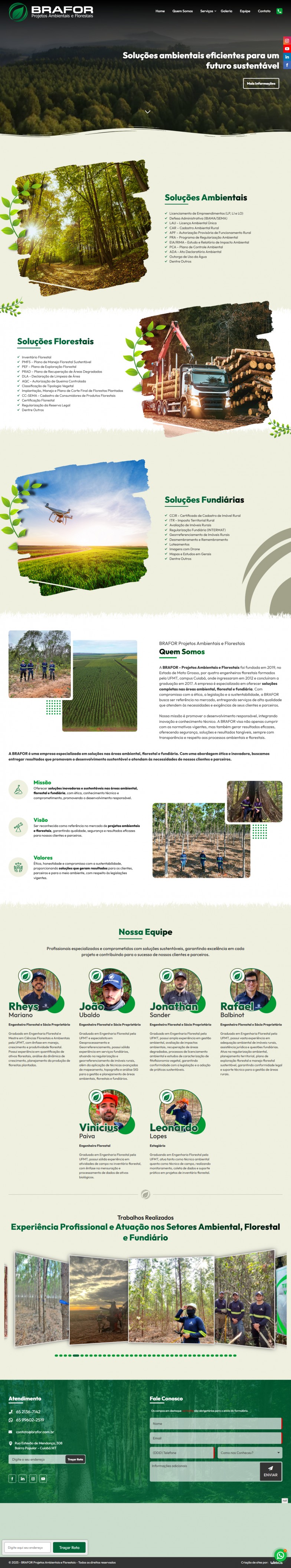 BRAFOR: Projetos Ambientais e Florestais