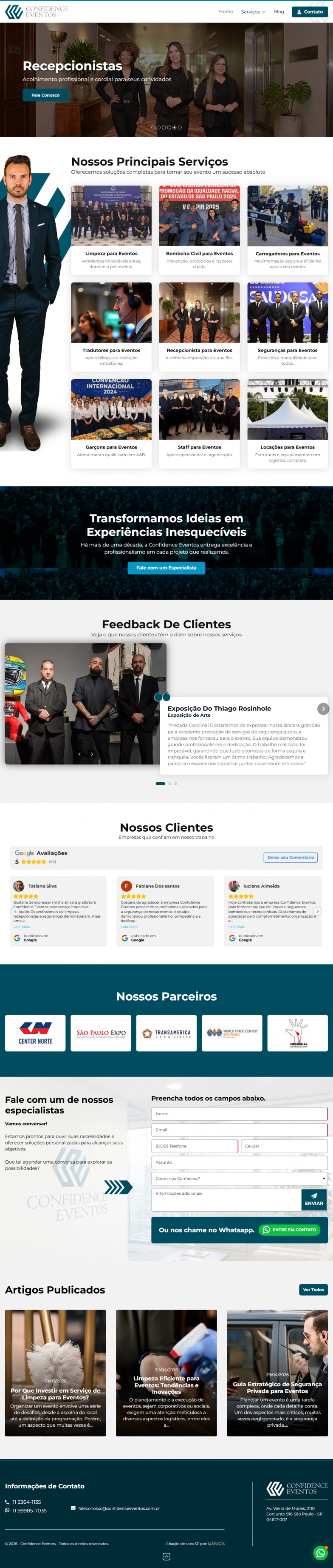 Confidence Eventos