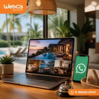 Transforme o site em canal de reservas diretas: motor, WhatsApp e experiências Transforme o site em canal de reservas diretas: motor, WhatsApp e experiências