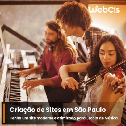 Sites Modernos para Escolas de Música em São Paulo: Destaque sua Escola