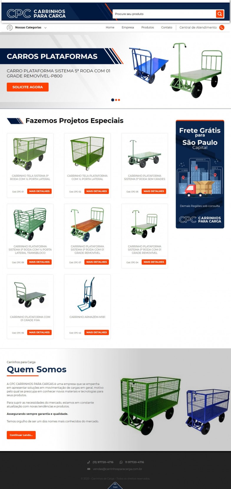 CPC - Carrinhos para Carga