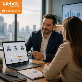Criação de sites para corretoras de seguros: estrutura que gera confiança e pedidos de cotação