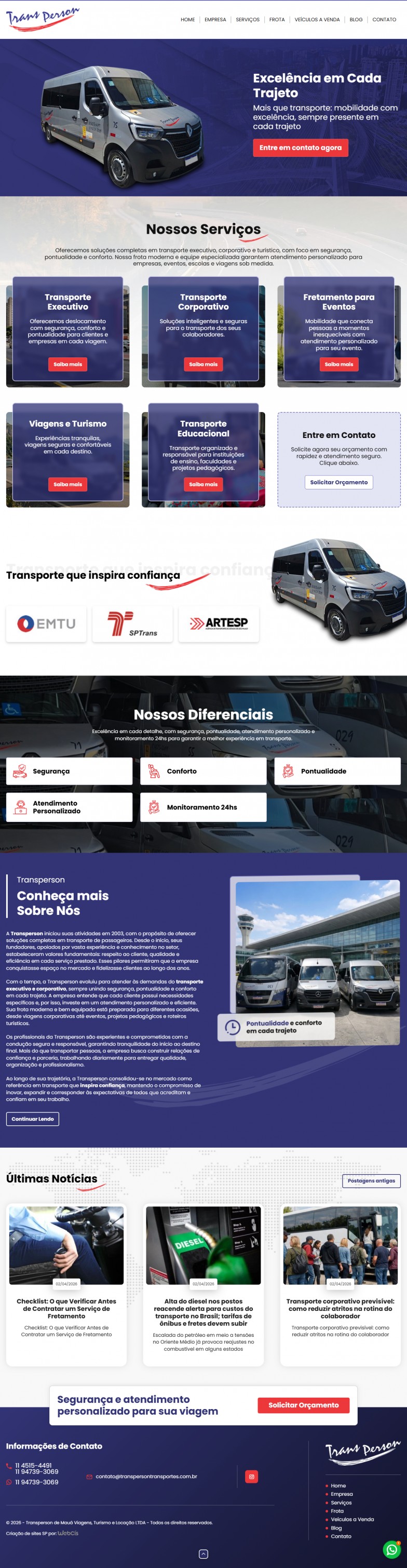 Transperson Viagens, Turismo e Locação LTDA